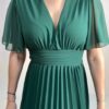 ROBE PLUMETTE - VERT - 2