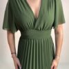 ROBE PLUMETTE - KAKI - 2