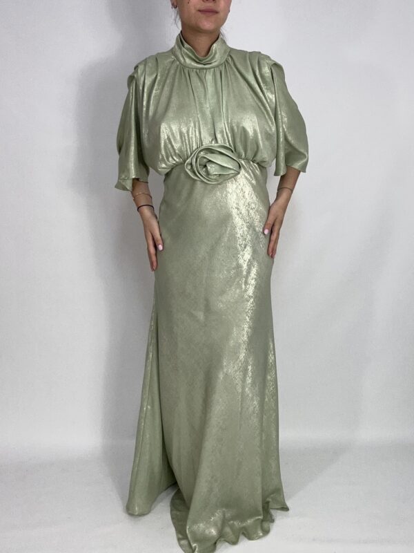 ROBE FLORA - VERT - 1