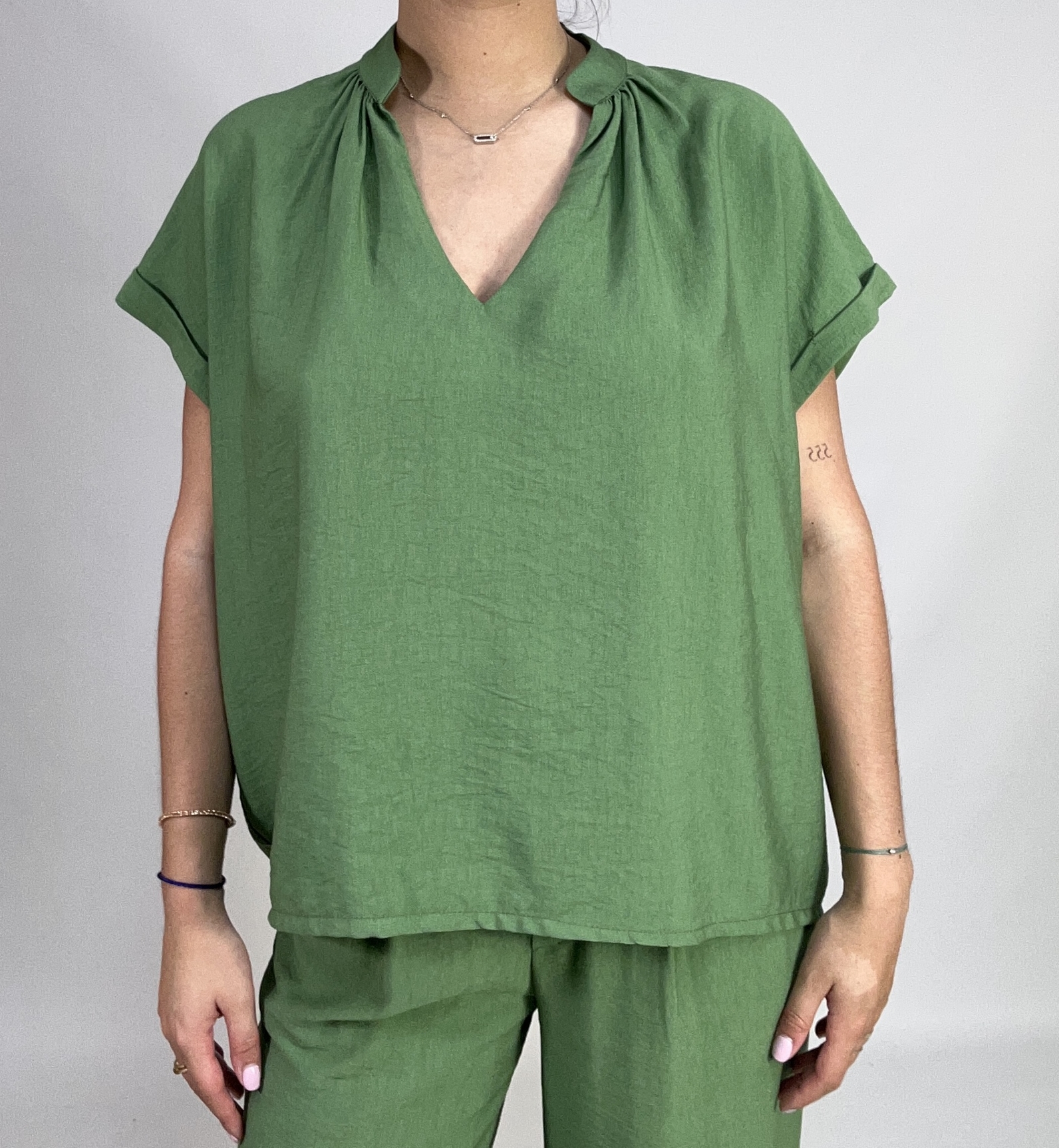 BLOUSE MAYA - VERT - 1