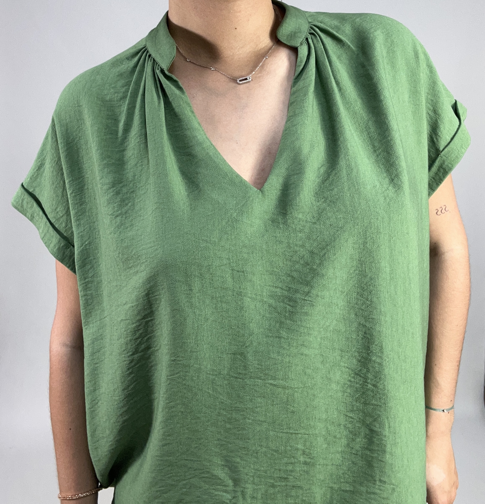 BLOUSE MAYA - VERT - 2