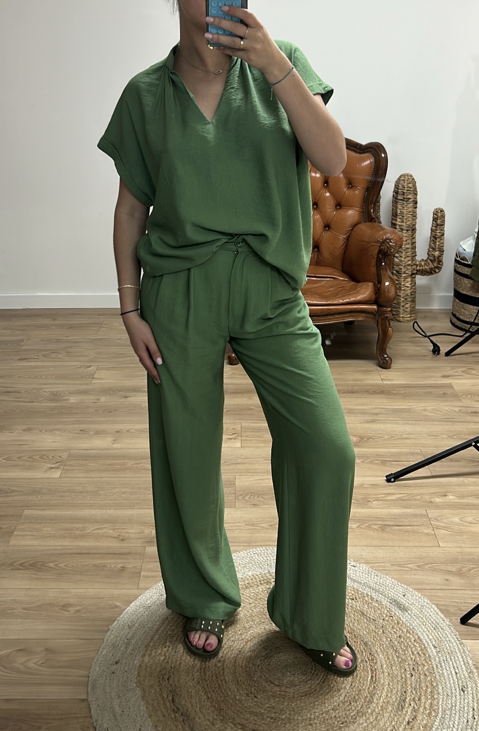 BLOUSE MAYA - VERT - 3