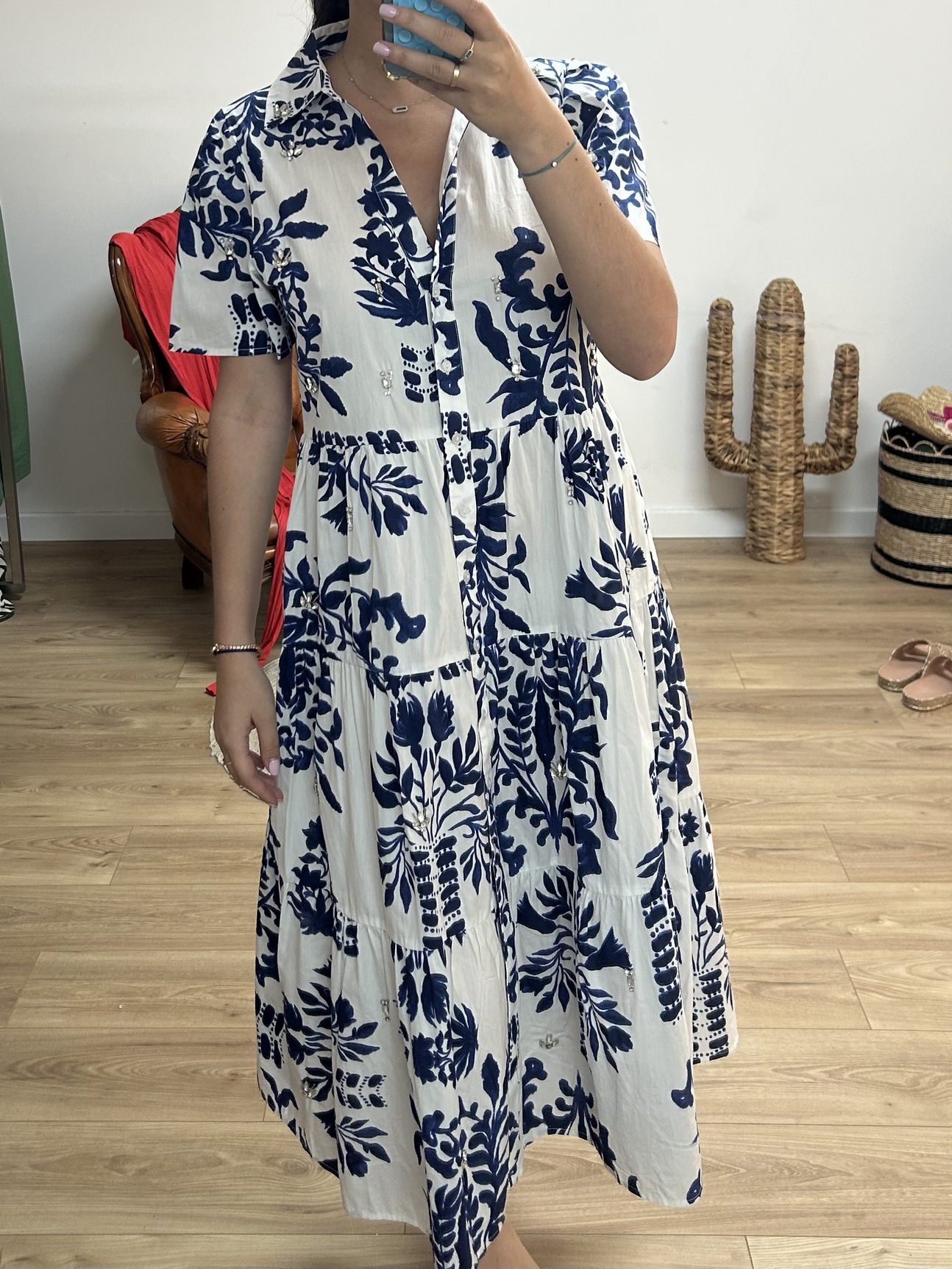 ROBE LIA - NAVY - 1