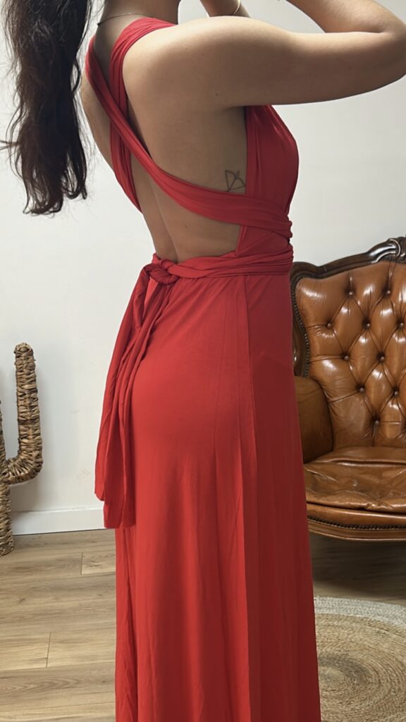 ROBE MULTIPOSITION - ROUGE - 1