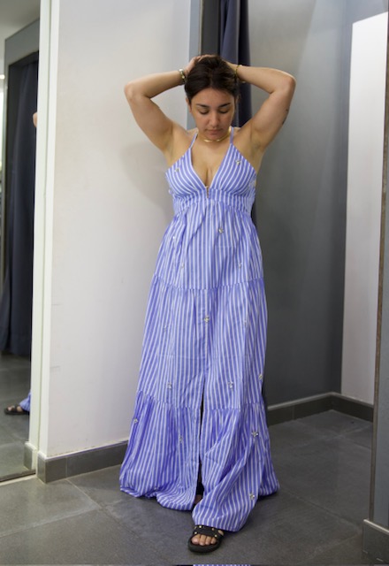 ROBE JOLIE - BLEU RAYER - 1