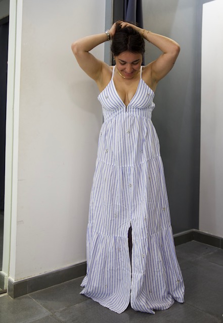 ROBE JOLIE - BLANC RAYER - 1