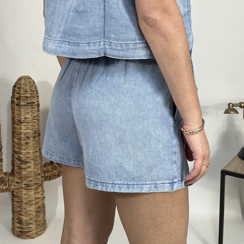 SHORT HALO - BLEU - 1