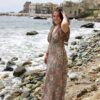 ROBE TRESOR - VERT ROSE - 1