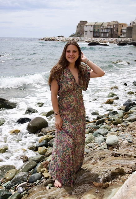 ROBE TRESOR - VERT ROSE - 2