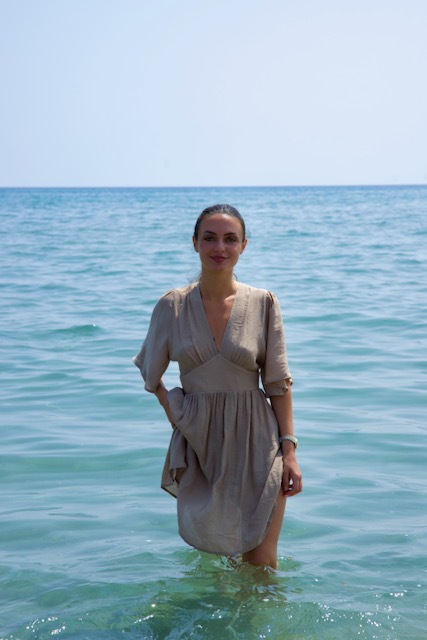 ROBE TROPEZ - BEIGE - 1
