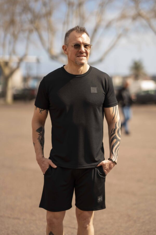 TEE SHIRT 12 HAITI - BLACK - 1