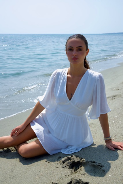 ROBE TROPEZ - ECRU - 1