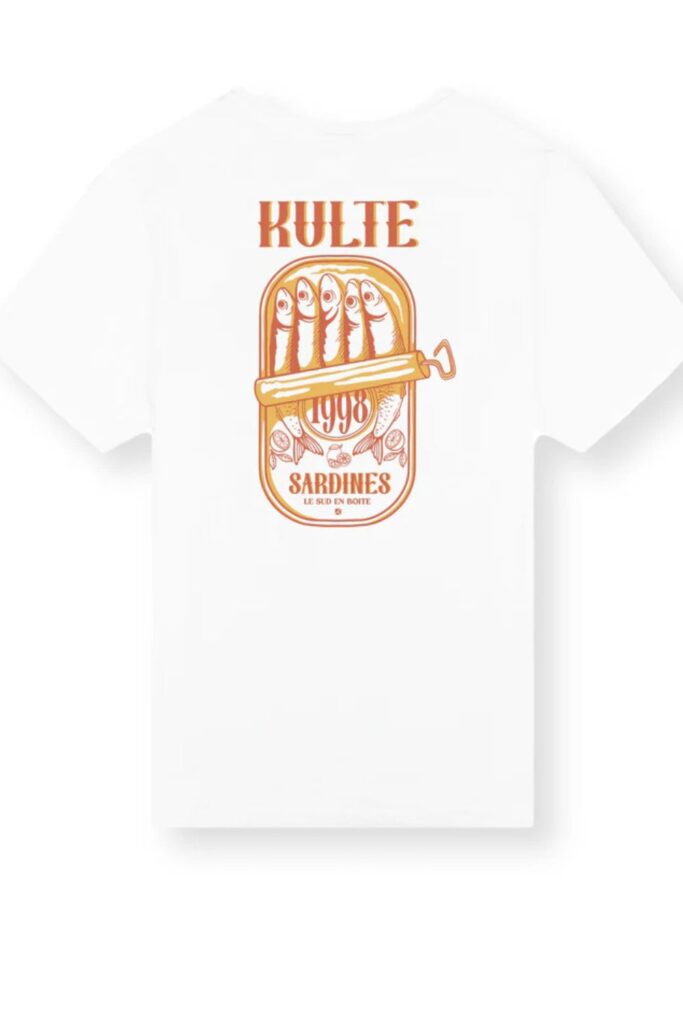 TEE SHIRT SARDINE - BLANC - 2
